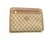 Gucci GG Canvas Clutch Bag Bege Lona  ref.167117