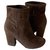 Prada Ankle Boots Brown Suede  ref.167207