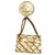 Chanel Alfinetes e broches Dourado Metal  ref.167300