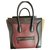 Luggage Céline Celine Beige Dark red Leather  ref.167394