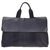 Hermès Vintage Handbag Preto Lona  ref.167529