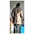 Abrigo American Retro de shearling marrón claro - vista 3