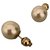 Dior earrings Golden Steel  ref.167598
