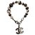 Chanel Bracelets Black White  ref.167636