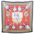 Hermès Bufanda de hermes Roja Seda  ref.167760