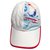 Chanel Hüte Weiß Rot Blau Baumwolle  ref.167779