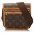 Louis Vuitton Brown Monogram Bosphore Belt Bag Leather Cloth  ref.168480