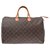 Louis Vuitton Monogram Speedy 40 Brown Cloth  ref.168560