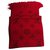 LOUIS VUITTON ECHAREPE SCARF LOGOMANIA RED Wool  ref.168600