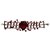 Autre Marque Bracelet de conditionnement vintage avec de belles pierres rouge rubis Métal Bordeaux  ref.168667