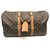 Louis Vuitton Keepall Bandouliere 50 Brown Cloth  ref.168683