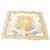 Pañuelo Hermès "GLORIA SOLI" Naranja Seda  ref.168700