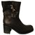Free Lance Ankle Boots Black Leather  ref.168711