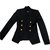 Balmain Jackets Black Cotton Viscose  ref.168745