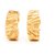 Yves Saint Laurent CLIPS DE FITA DOURADA Dourado Metal  ref.168801