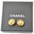 Chanel Clipe Falso Pérola Dourado Banhado a ouro  ref.168807