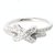 Superb CHAUMET ring "Games of links" paved with diamonds , Neuve White White gold  ref.168901