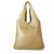 Jil Sander Taupe Pebbled Leather Open Top Shoulder Bag Hobo Handbag Grey  ref.169148