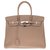 Hermès HERMES BIRKIN BAG 35 etoupe color Togo leather, Palladie silver metal trim,  In very good condition! Grey  ref.169176