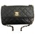 Chanel Mini timeless Black Leather  ref.169206