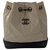 Chanel Mochila Gabrielle Pequeña Blanco Cuero  ref.169229