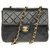 Superb Chanel Mini Timeless in quilted lambskin with golden jewelry Black Leather  ref.169264