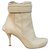 Céline p boots 36 White Leather  ref.169265