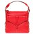 Lancel messenger bag model "Jo-Besace" in red grained leather, new condition!  ref.169268