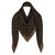 Louis Vuitton I know Shine Monogram Black Silk Wool Viscose  ref.169299