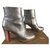 Christian Louboutin Adox 85 Silvery Beige Leather Wood  ref.169311
