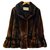 Sprung Frères Coats, Outerwear Brown Fur  ref.169319