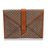 Céline Celine Brown Macadam Clutch Bag Leather Plastic  ref.169404