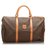 Céline Celine Brown Macadam Travel Bag Leather Plastic  ref.169411