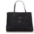 Fendi Black Nylon Tote Bag Leather Cloth  ref.169452