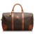 Céline Celine Brown Macadam Travel Bag Leather Plastic  ref.169454