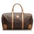 Céline Celine Brown Macadam Travel Bag Marrom Couro Plástico  ref.169461