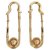 Versace Earrings Golden Metal  ref.169623
