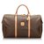 Céline Celine Brown Macadam Travel Bag Leather Plastic  ref.169645