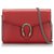 Portefeuille en cuir rouge Gucci Dionysus sur chaîne Veau façon poulain  ref.169661