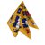 Hermès Sciarpa di seta stampata gialla Hermes Multicolore Giallo Panno  ref.169709