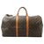 Louis Vuitton Keepall 50 Brown Cloth  ref.169719