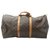 Louis Vuitton Keepall 55 Brown Cloth  ref.169721