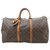 Louis Vuitton Keepall 50 Brown Cloth  ref.169722