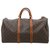Louis Vuitton Keepall 50 Brown Cloth  ref.169725