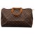 Louis Vuitton Speedy 40 Brown Cloth  ref.169747