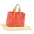 Louis Vuitton handbag Orange Patent leather  ref.169756