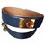 Hermès medor Navy blue Leather  ref.169770