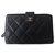 Chanel Timeless/Classique Long Flap Wallet Black Leather  ref.169839