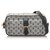 Louis Vuitton Gray Monogram Mini Lin Juliette Blu Grigio Blu navy Pelle Cotone Panno  ref.169883