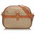 Céline Celine Brown Macadam Crossbody Bag Beige Leather Plastic  ref.169908